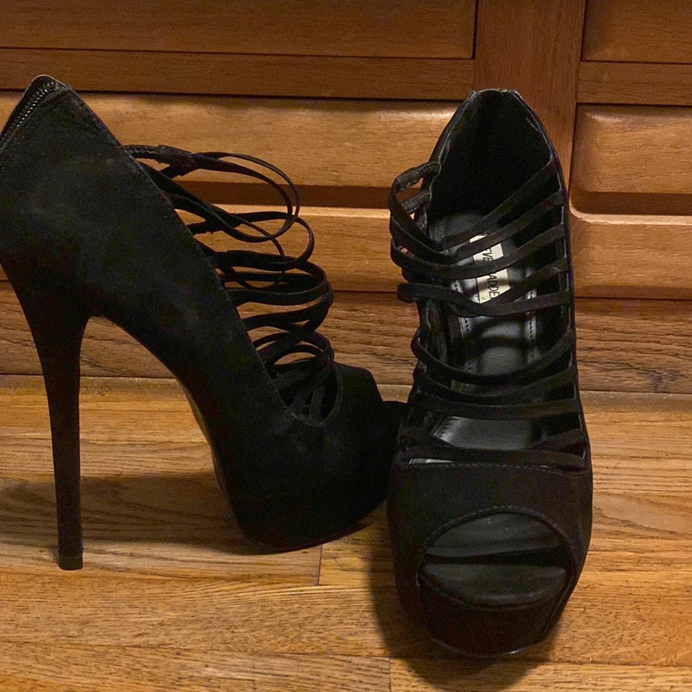 Steve Madden Stiletto Heels in Black